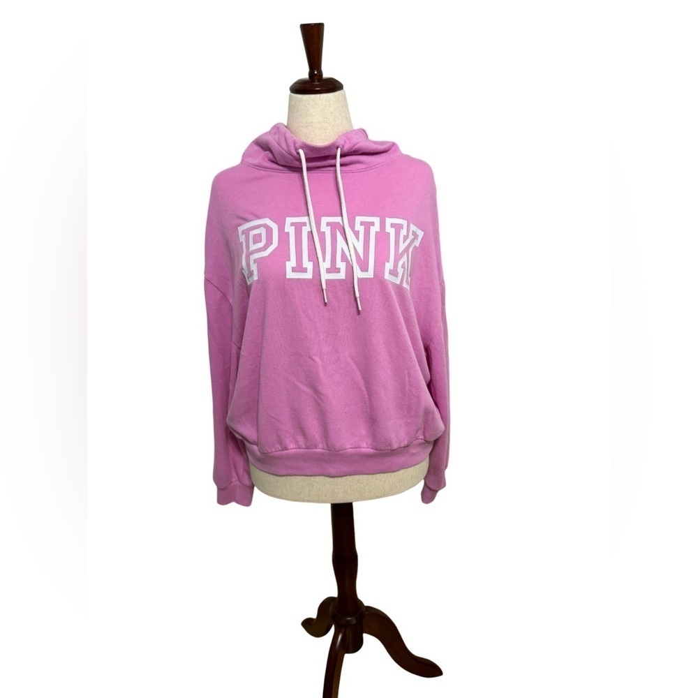 BUNDLE ITEM 3 for $25 Deal Victoria's Secret Pink Campus Long Sleeve Hoodie Pink